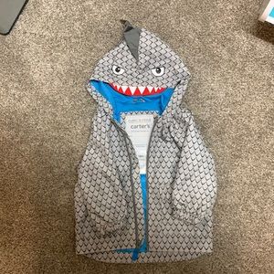 Carters 18 months boys shark raincoat